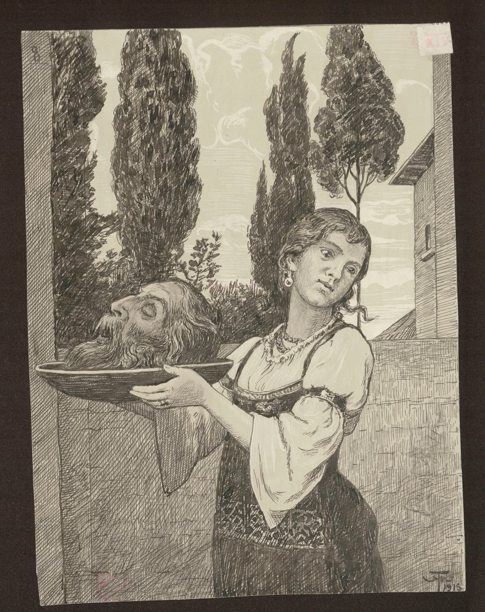 Salome ja Johannes Kastajan pää tekijältä Hans Thoma