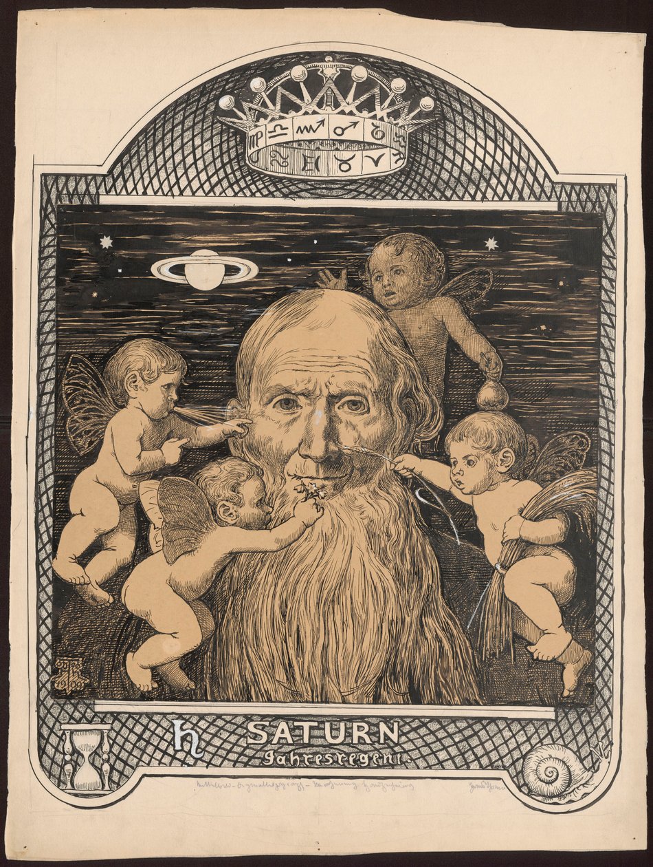 Saturnus tekijältä Hans Thoma