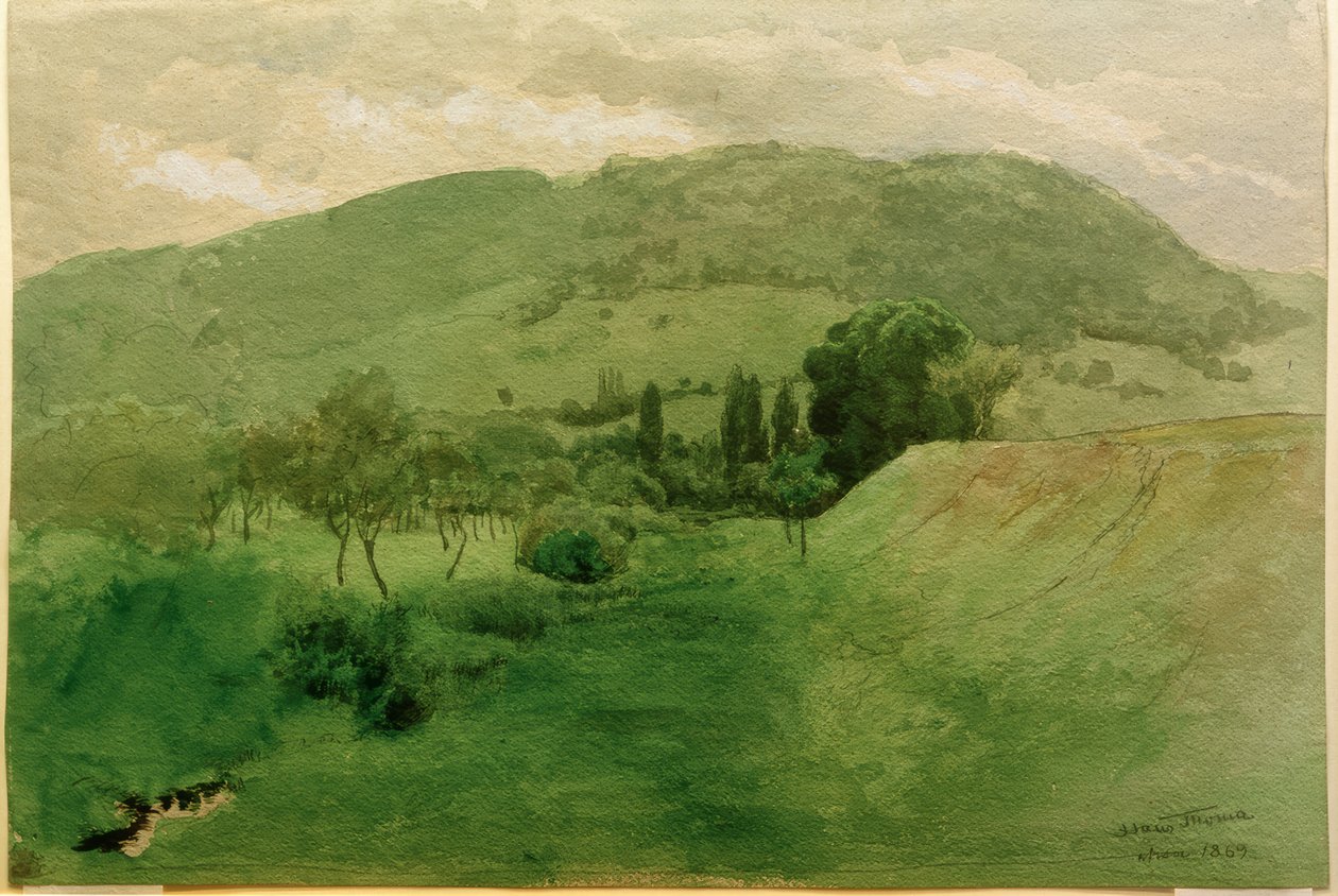 Schwarzwaldlandschaft tekijältä Hans Thoma