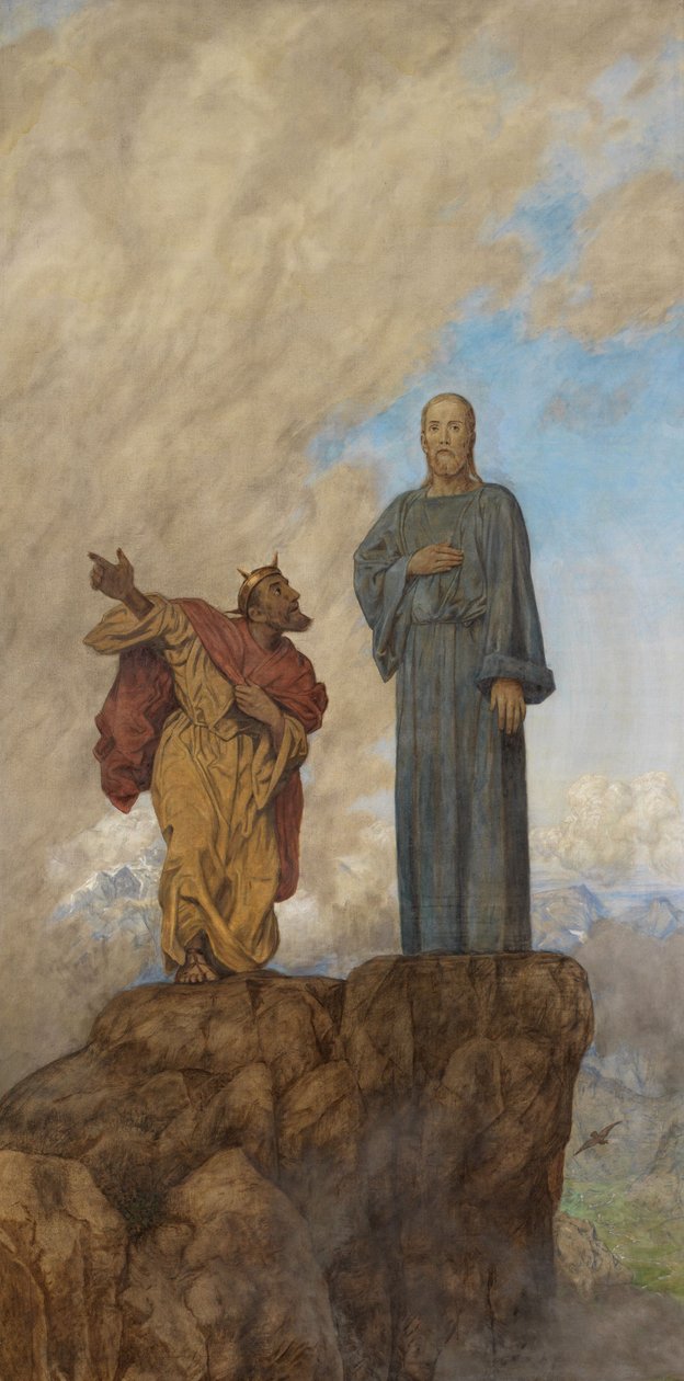 Kristuksen kiusaus tekijältä Hans Thoma