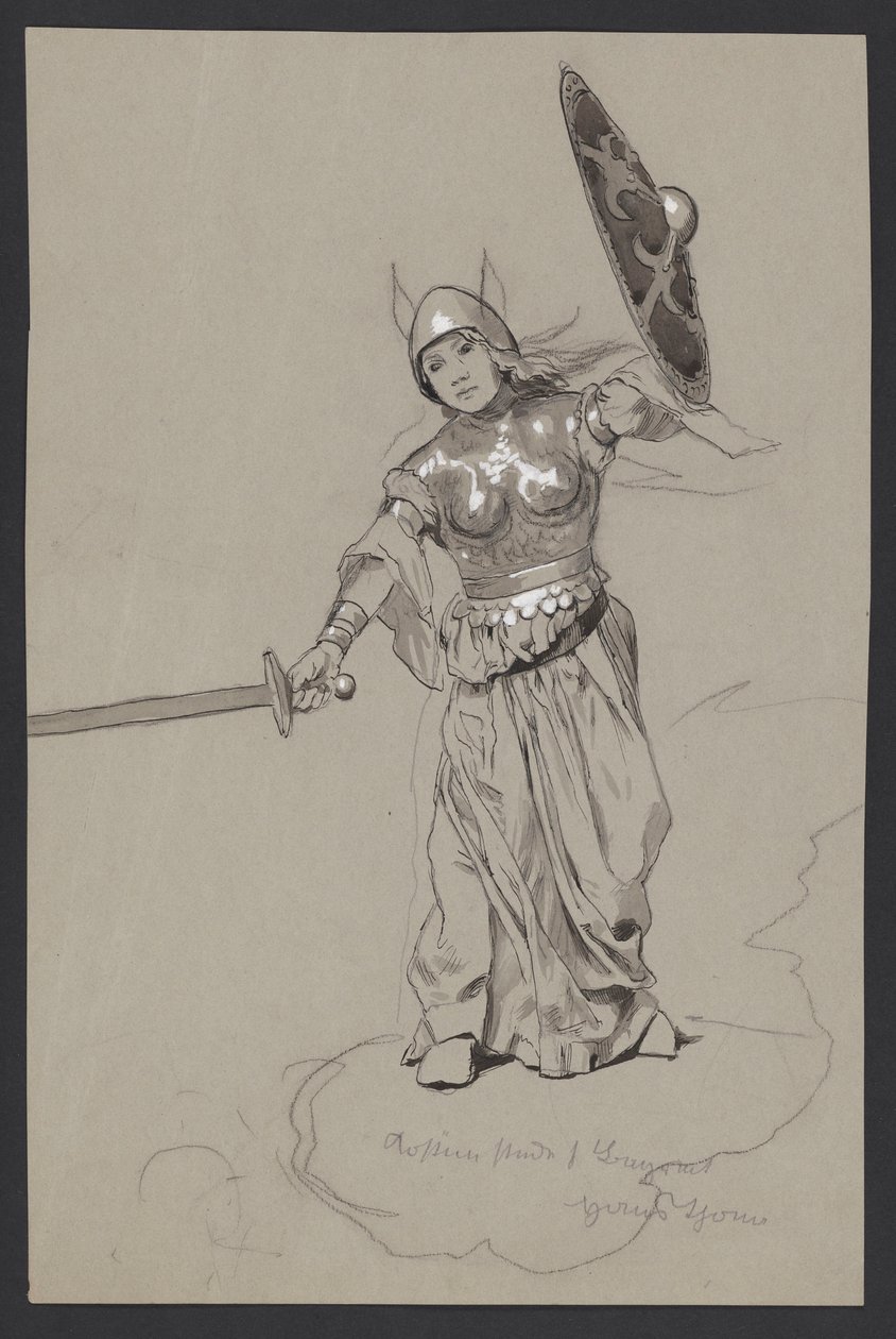 Taisteleva Valkyria tekijältä Hans Thoma