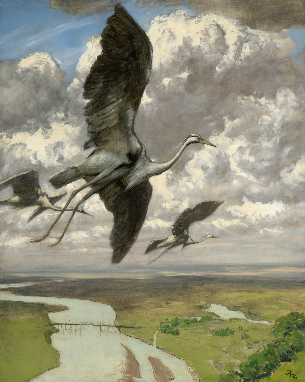 Ihmeellisiä lintuja tekijältä Hans Thoma