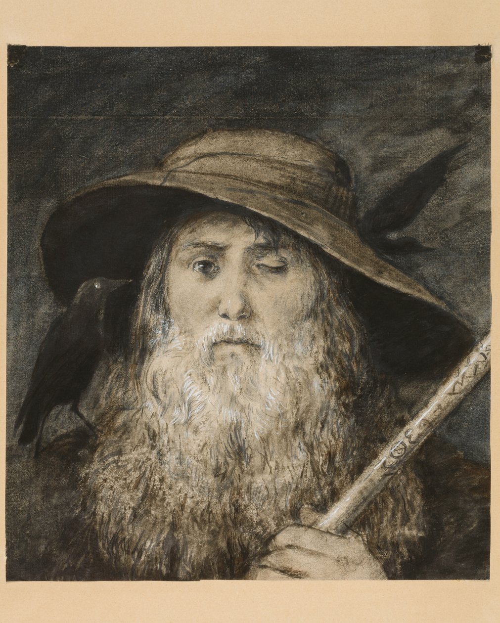 Wotan matkalaisena tekijältä Hans Thoma