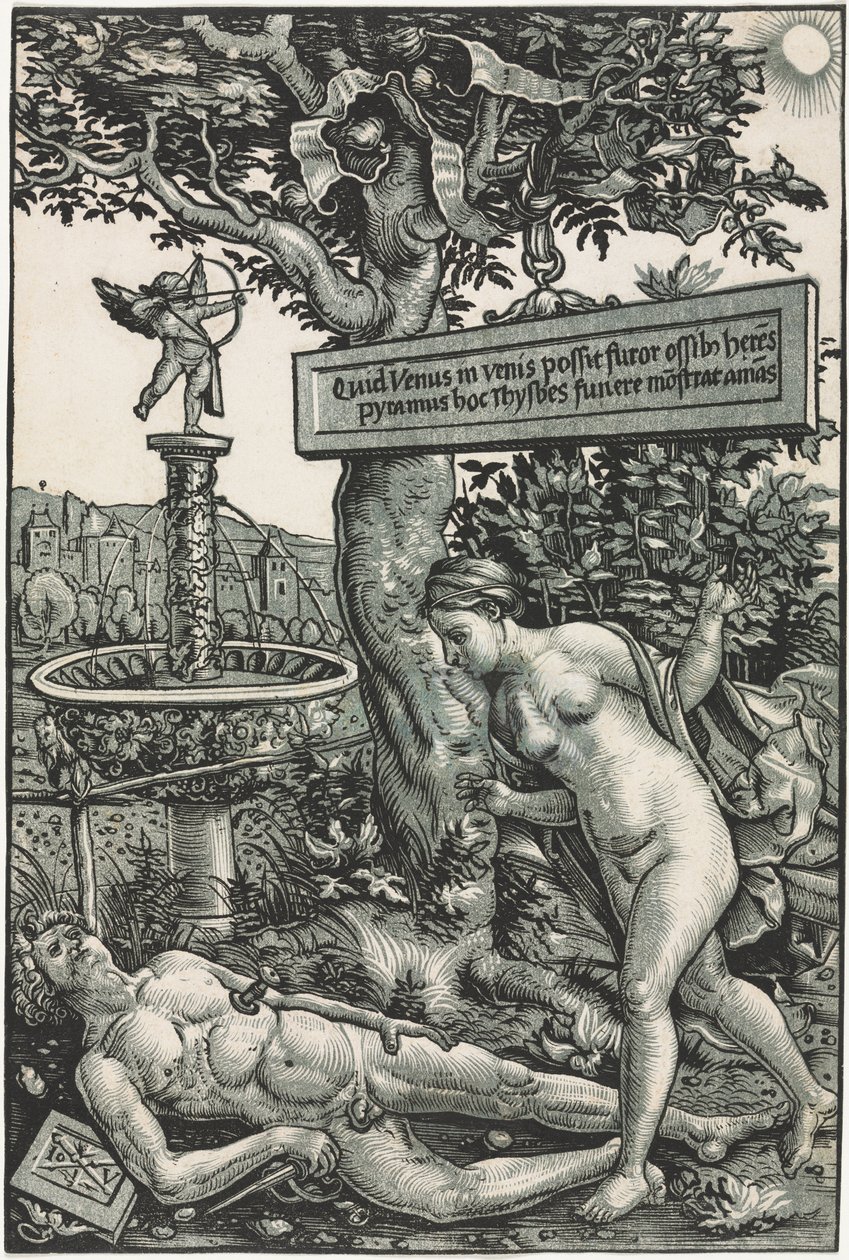 Pyramus ja Thisbe tekijältä Hans Wechtlin