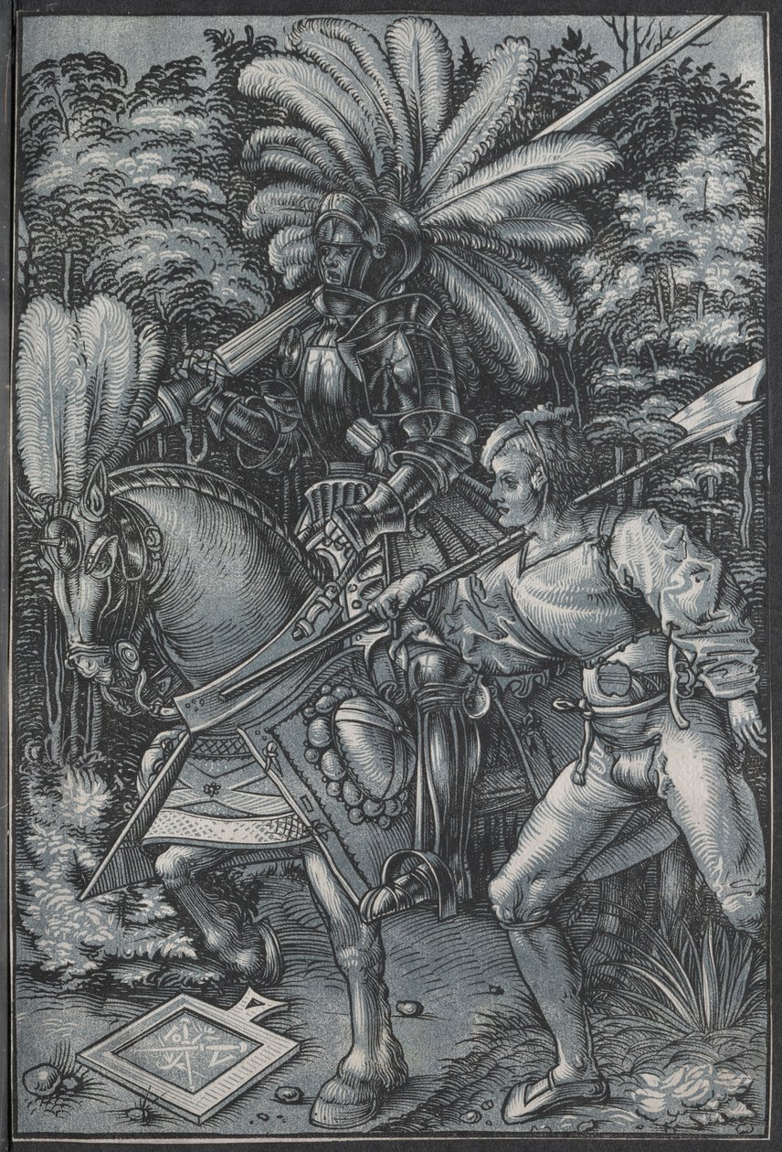 Ritari ja Lansquenet, n. 1512. tekijältä Hans Wechtlin