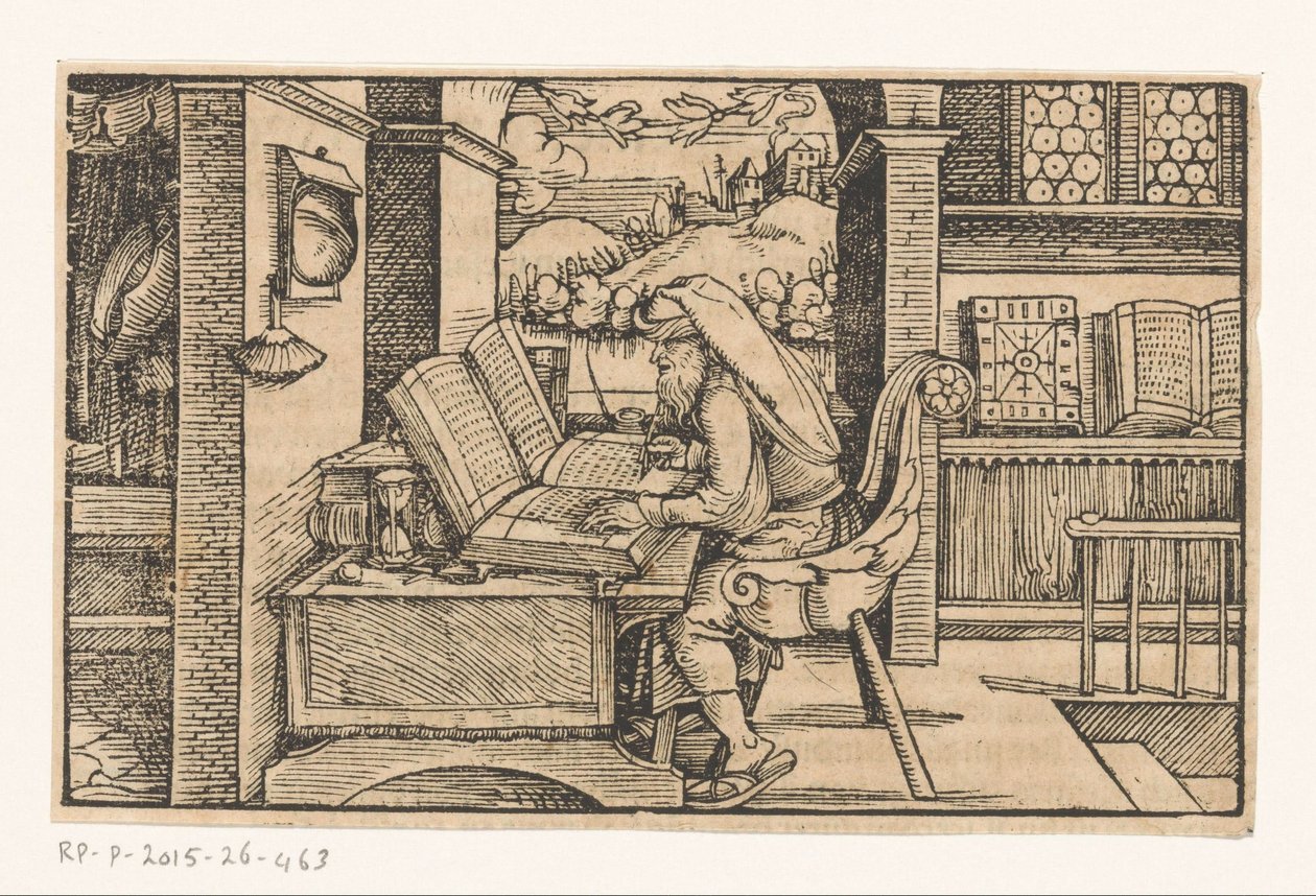 Ciceró al seu estudi finès tekijältä Hans Weiditz (II) (attributed to)