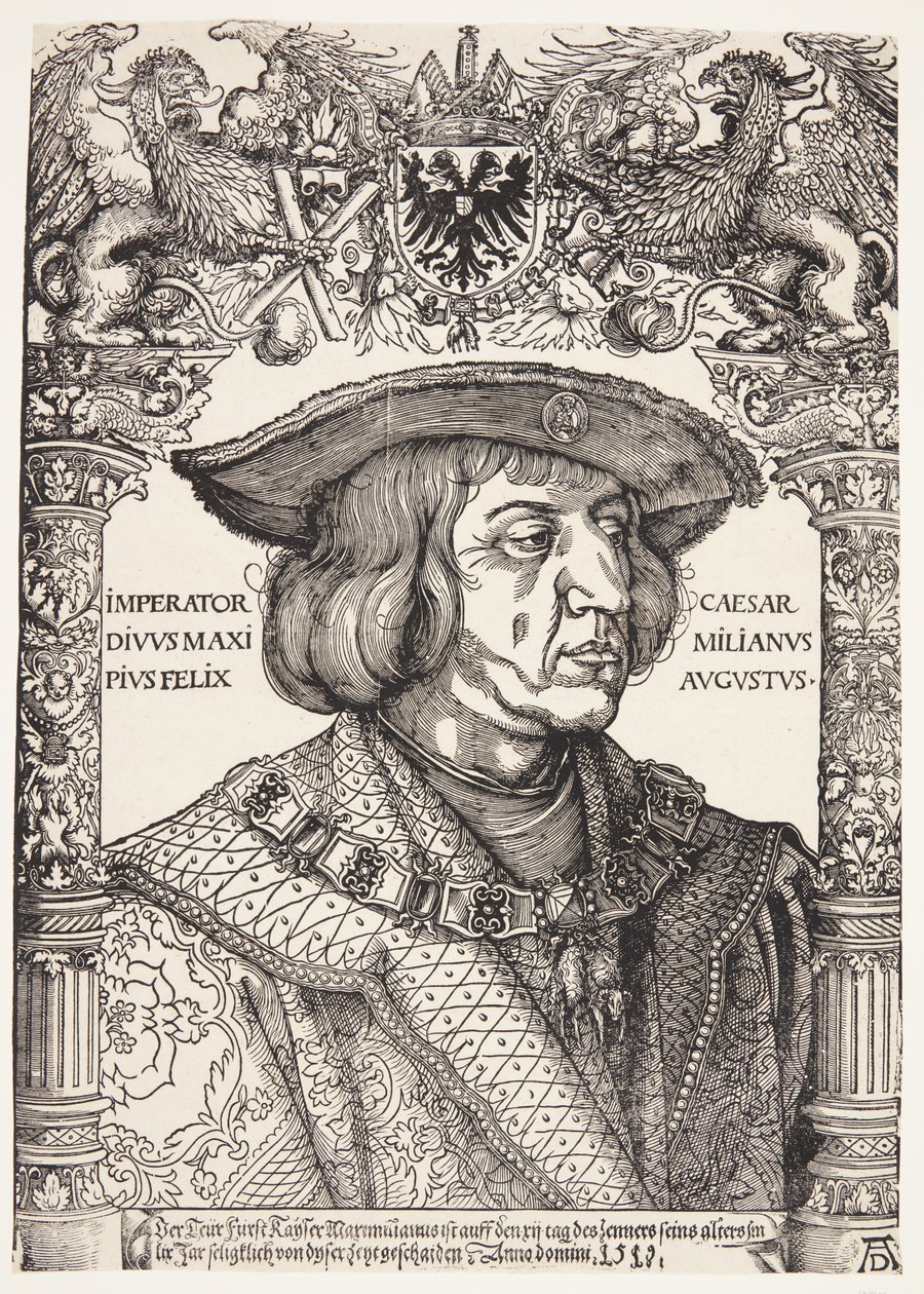 Keisari Maximilian I tekijältä Hans Weiditz II