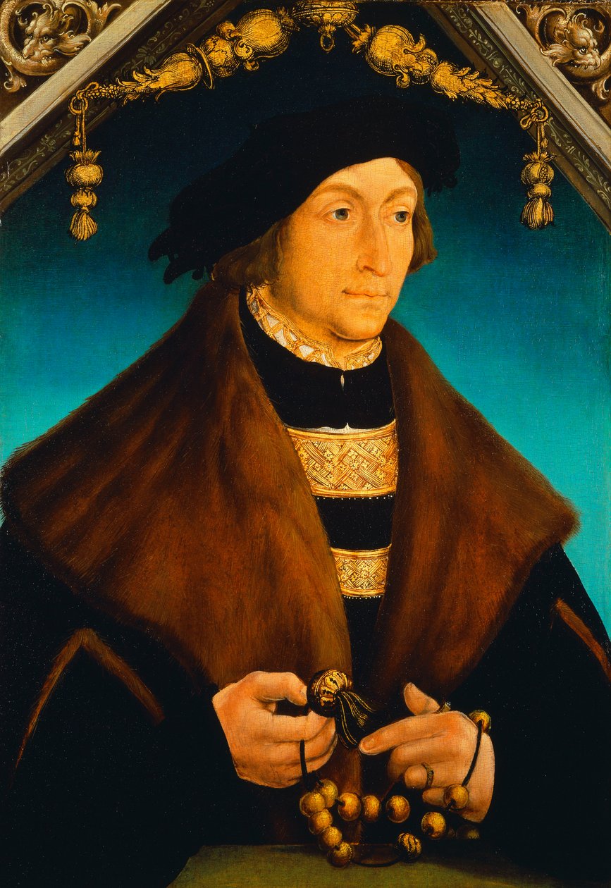 Kreivi Palatinus George Wittelsbachin, Speyerin piispan muotokuva, tekijältä Hans Wertinger