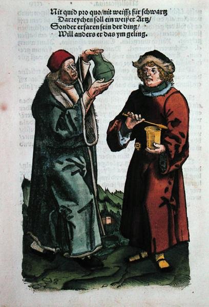 St. Damian and St. Cosmas, kuvitus Hans von Gersdorffin 