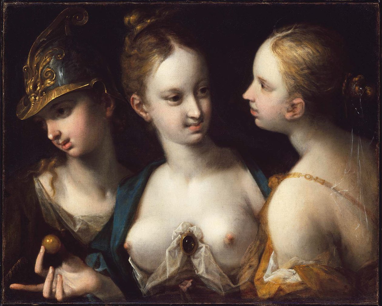 Pallas Athena, Venus ja Juno tekijältä Hans von Aachen