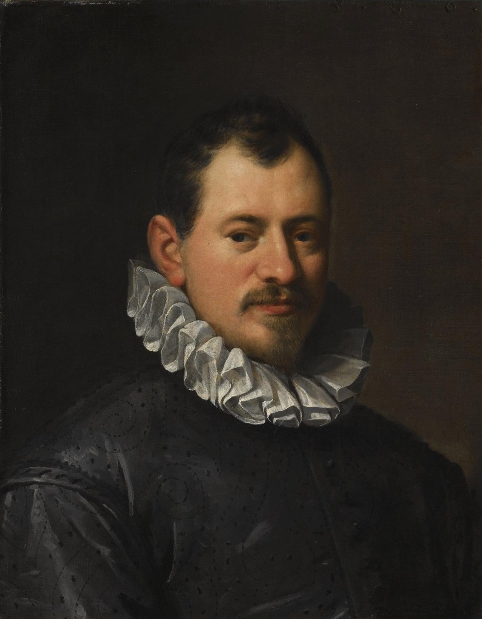 Muotokuva kultaseppä Jacopo Bilivertistä (1550-1603) tekijältä Hans von Aachen