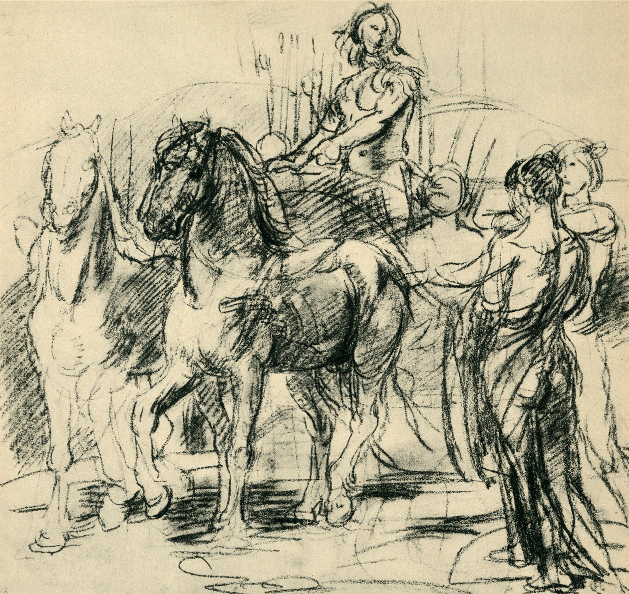 Chariot, c1880, 1943. tekijältä Hans von Marées