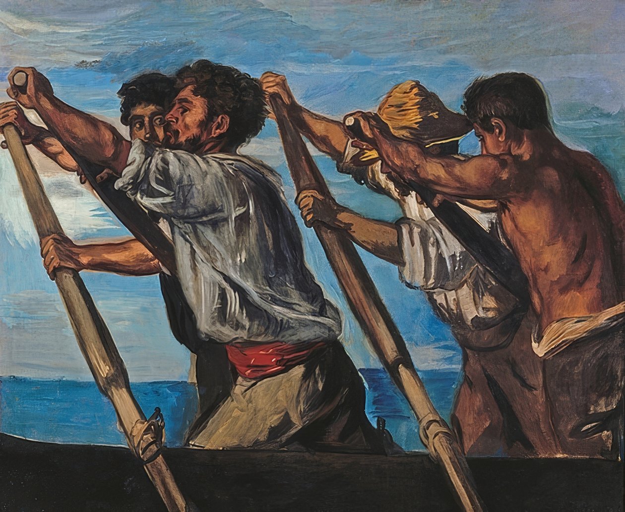 Soutujat. 1873 tekijältä Hans von Marées