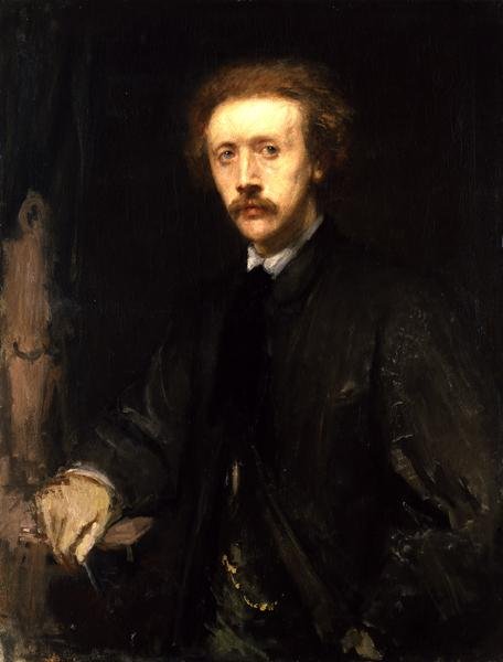 Muotokuva Konrad Knollista (1829-99), n. 1863-64 tekijältä Hans von Marées