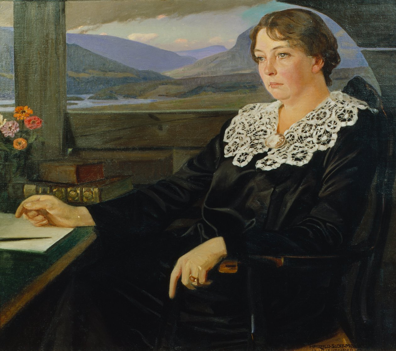 Kirjailija Sigrid Undset tekijältä Harald Slott Moller