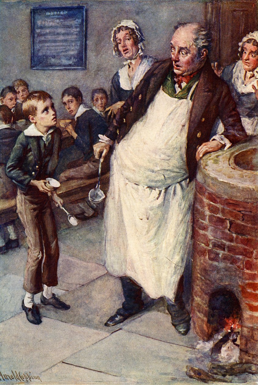 Charles Dickens - Oliver Twist tekijältä Harold Copping