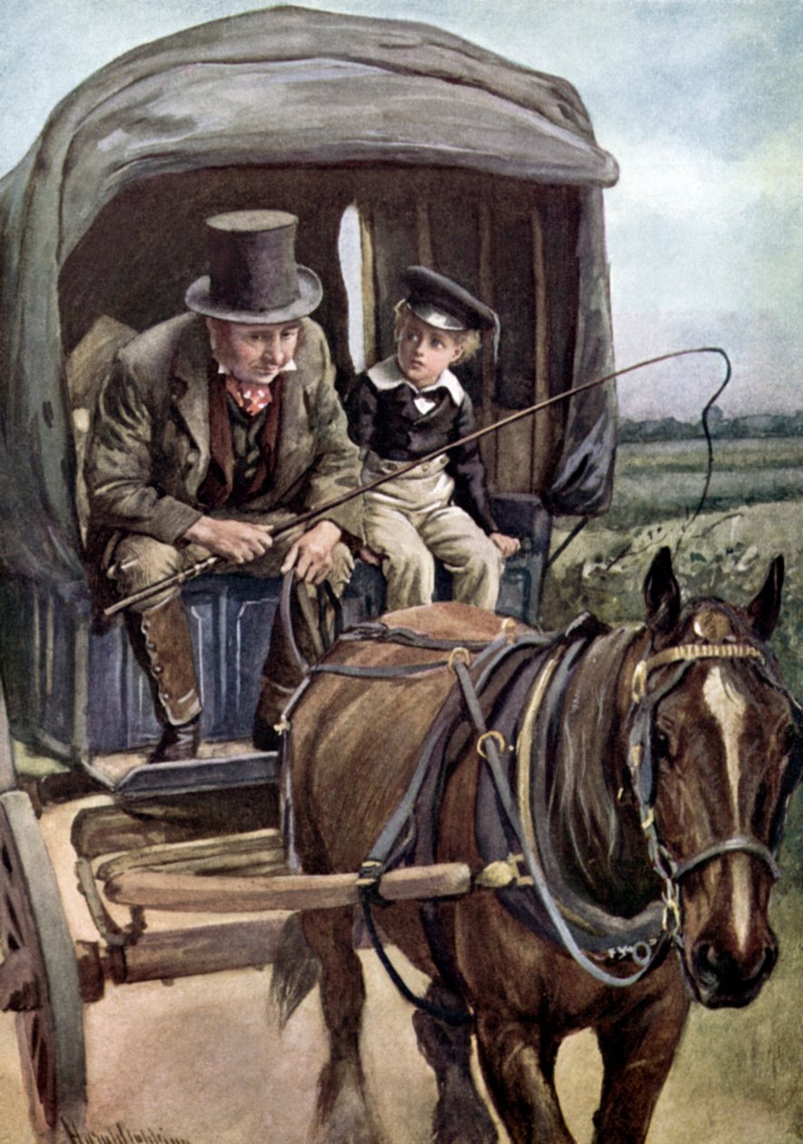 Charles Dickensin David Copperfield tekijältä Harold Copping