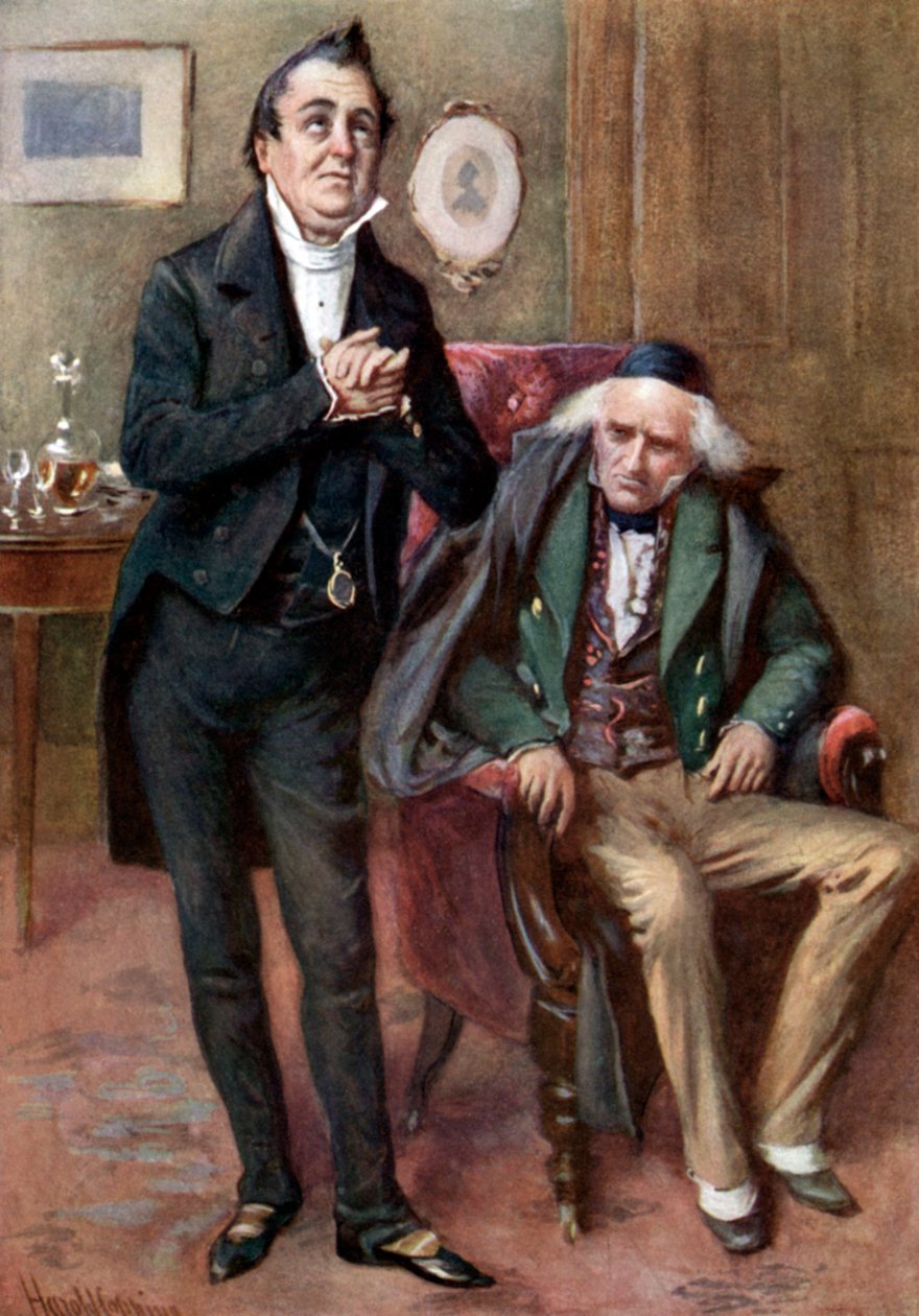 Charles Dickensin Martin Chuzzlewit tekijältä Harold Copping