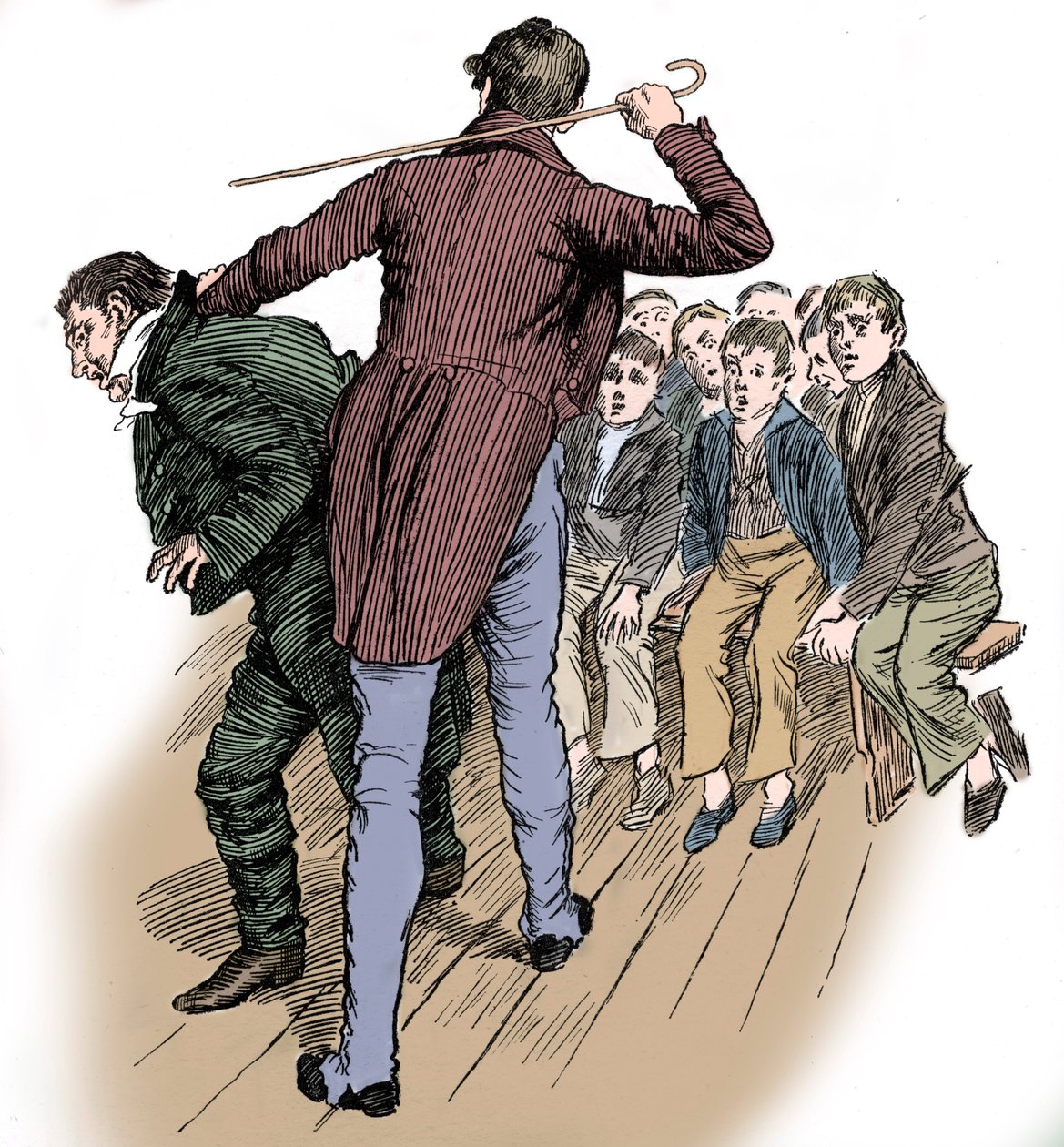 Charles Dickensin Nicholas Nickleby tekijältä Harold Copping