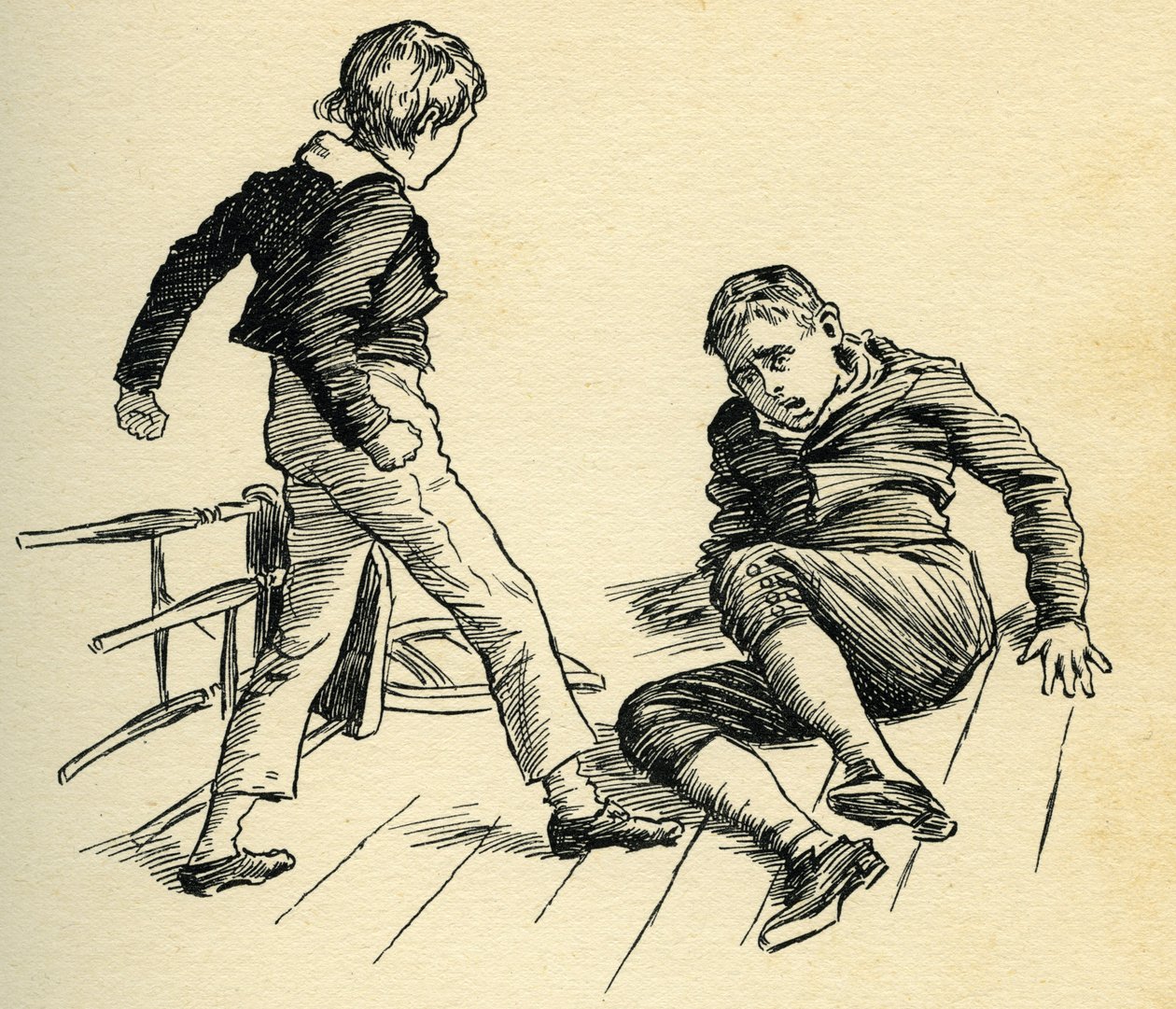 Charles Dickensin Oliver Twist tekijältä Harold Copping