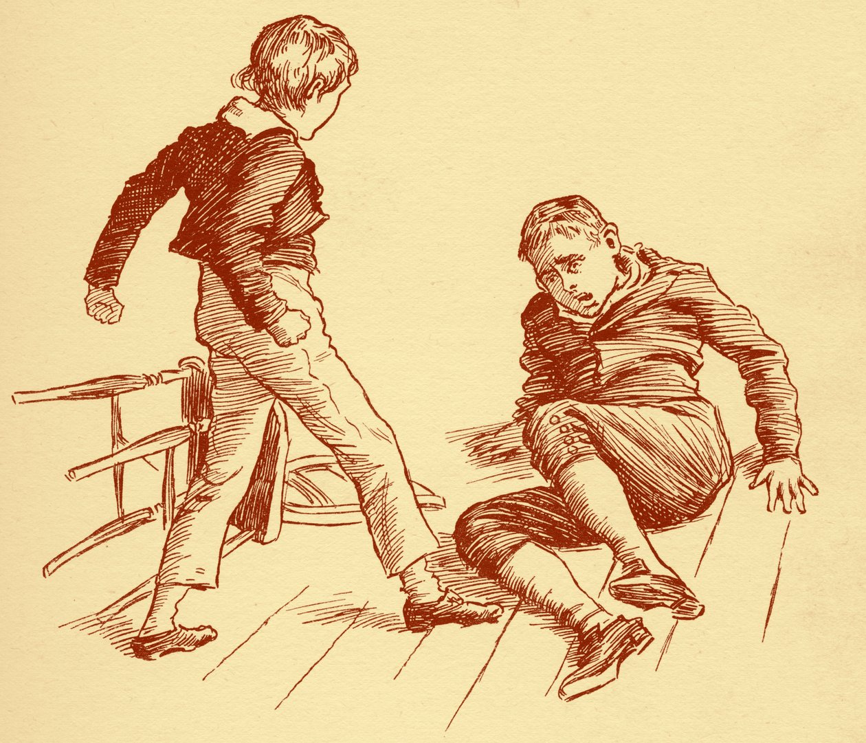 Charles Dickensin Oliver Twist tekijältä Harold Copping