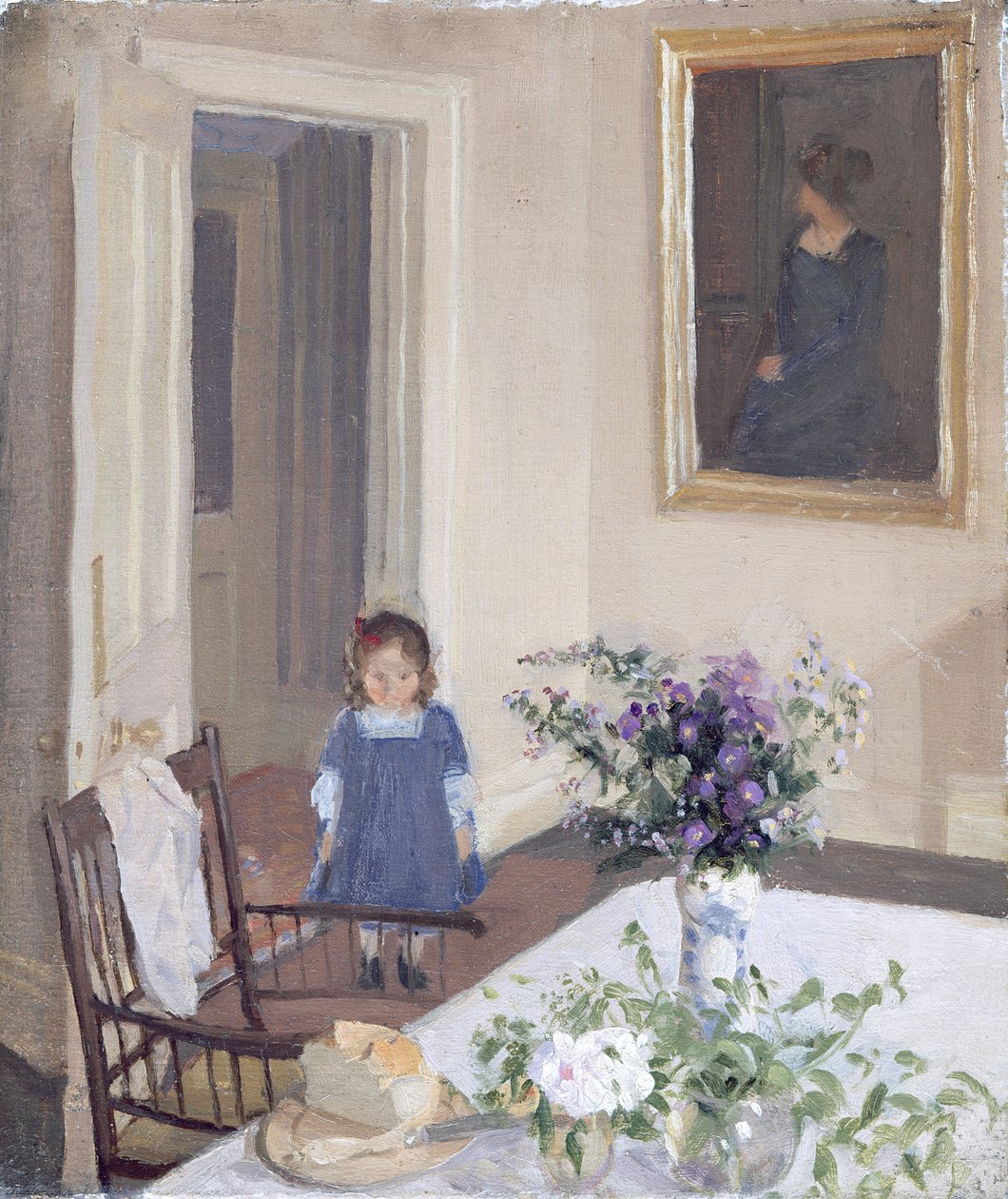 Sisustus, n. 1907 tekijältä Harold Gilman