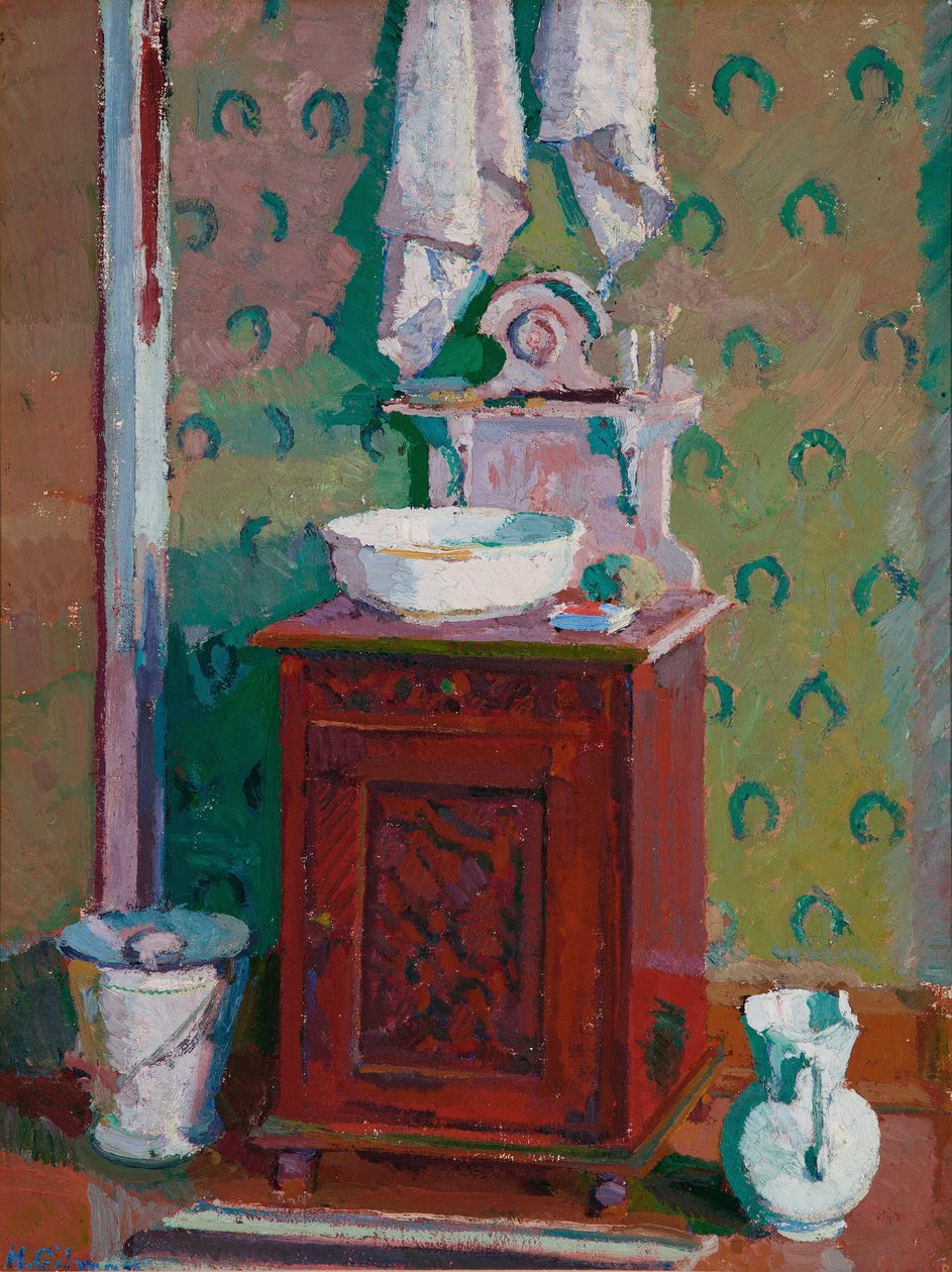 Sisätilat pesutelineellä tekijältä Harold Gilman