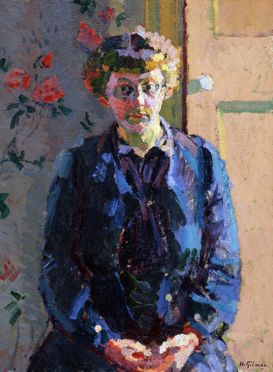 Muotokuva Sylvia Gossesta, 1912 tekijältä Harold Gilman