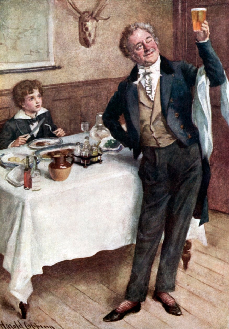 Charles Dickensin "David Copperfield" tekijältä Harold Copping