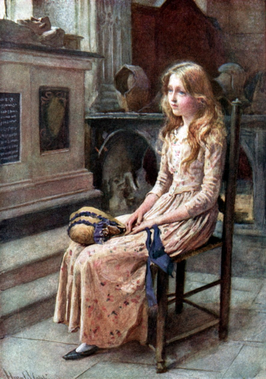 Charles Dickensin "The Old Curiosity Shop" tekijältä Harold Copping