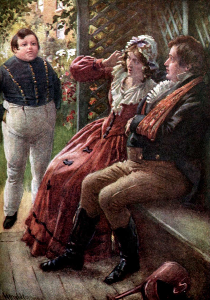 Charles Dickensin "The Pickwick Papers" tekijältä Harold Copping