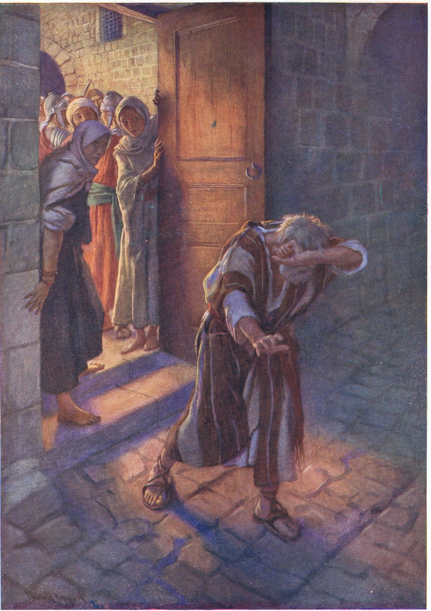 Petersin katumus, kuvitus Harold Copping Picturesista: The Crown Series, noin 1920-luku tekijältä Harold Copping