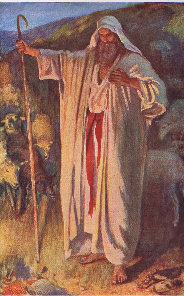 Palava pensas, kuvitus Kuvia, jotka opettavat kruunusarjasta, 1920 tekijältä Harold Copping