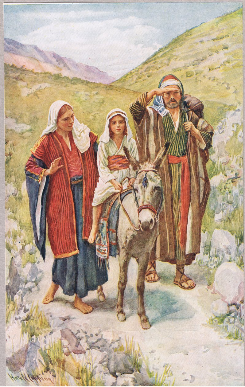 Paluu Egyptistä tekijältä Harold Copping