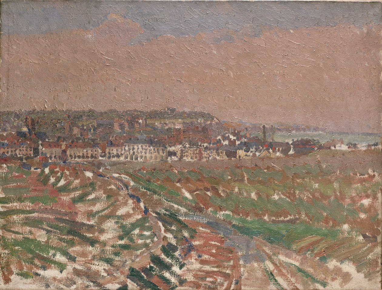 Dieppe lännestä, 1910-1911 tekijältä Harold Gilman
