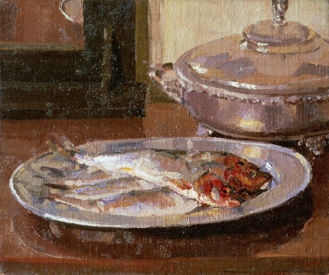 Huonekalut ja erilaiset esineet 1100- ja 1300-luvuilta tekijältä Harold Gilman