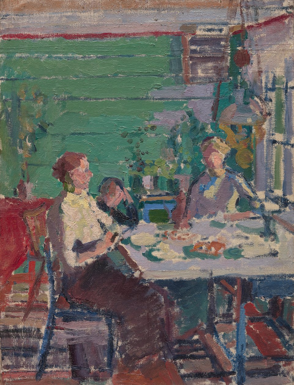 Sisustuskohtaus, mahdollisesti Norjassa tekijältä Harold Gilman
