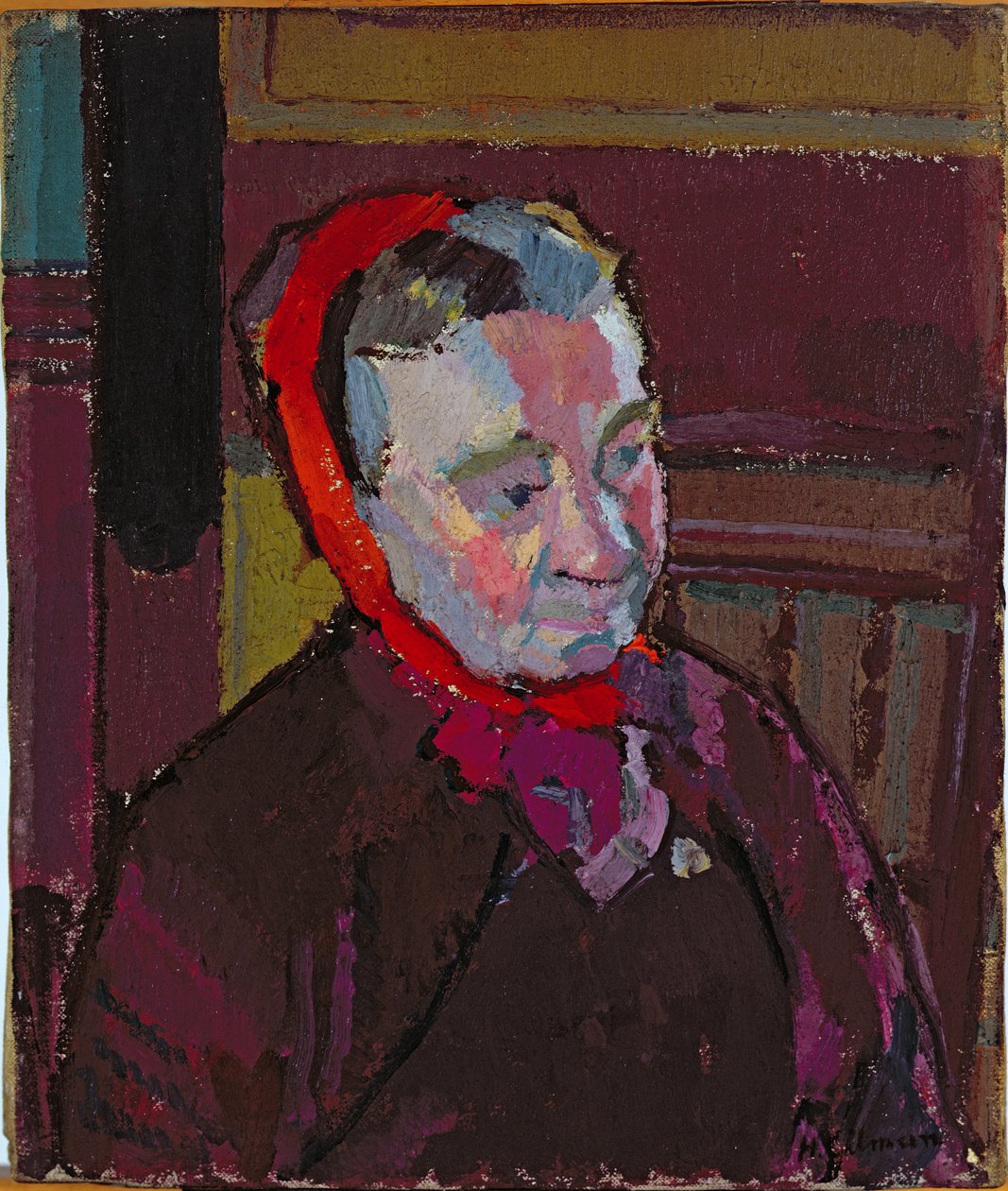 Rouva Mounterin muotokuva tekijältä Harold Gilman