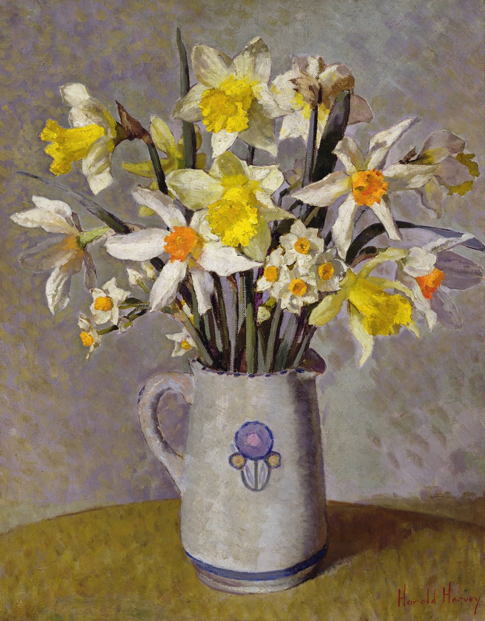 Narsissit (öljy kankaalle) tekijältä Harold Harvey
