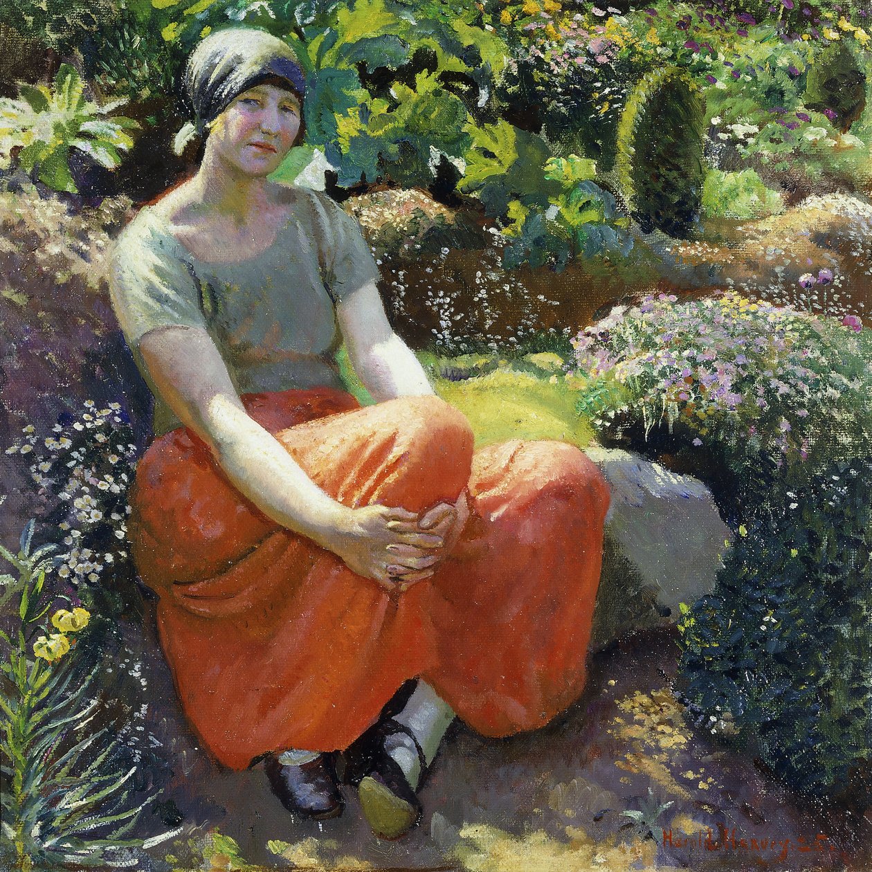 Puutarhassa tekijältä Harold Harvey