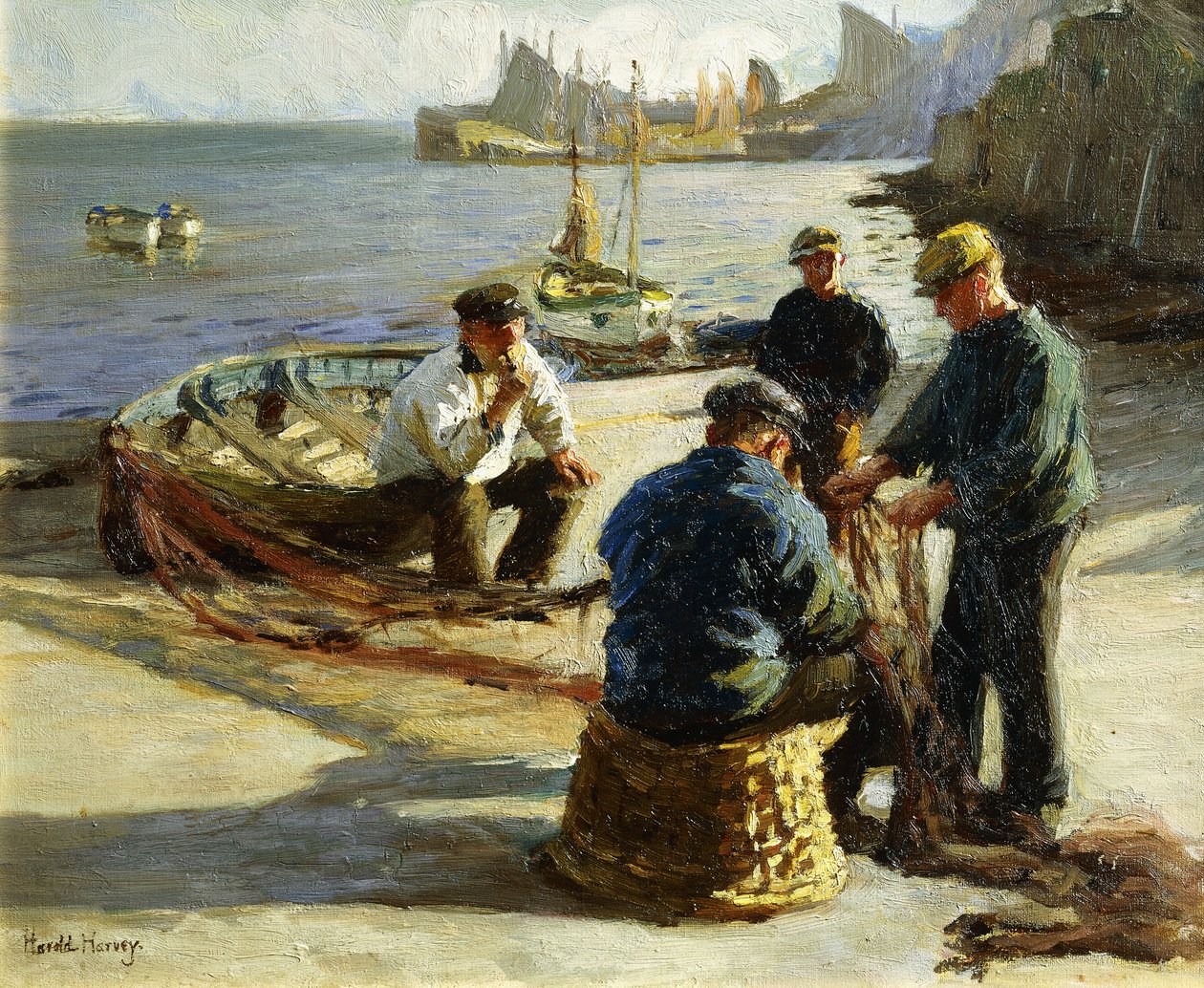 Verkkojen korjaaminen, Newlyn tekijältä Harold Harvey