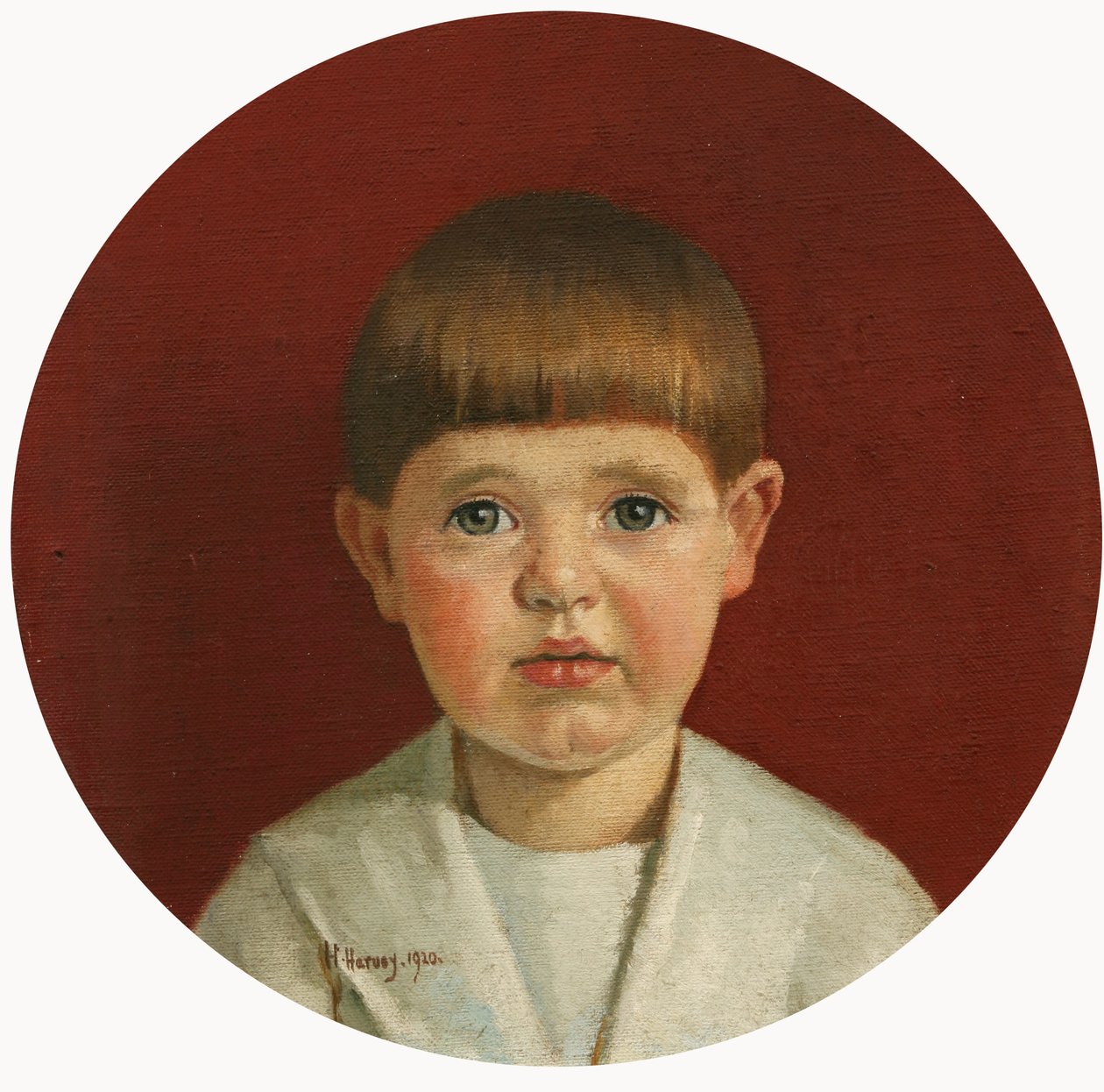 James Jewill Hill, Jr.:n muotokuva (aluksella öljy kankaalle) tekijältä Harold Harvey