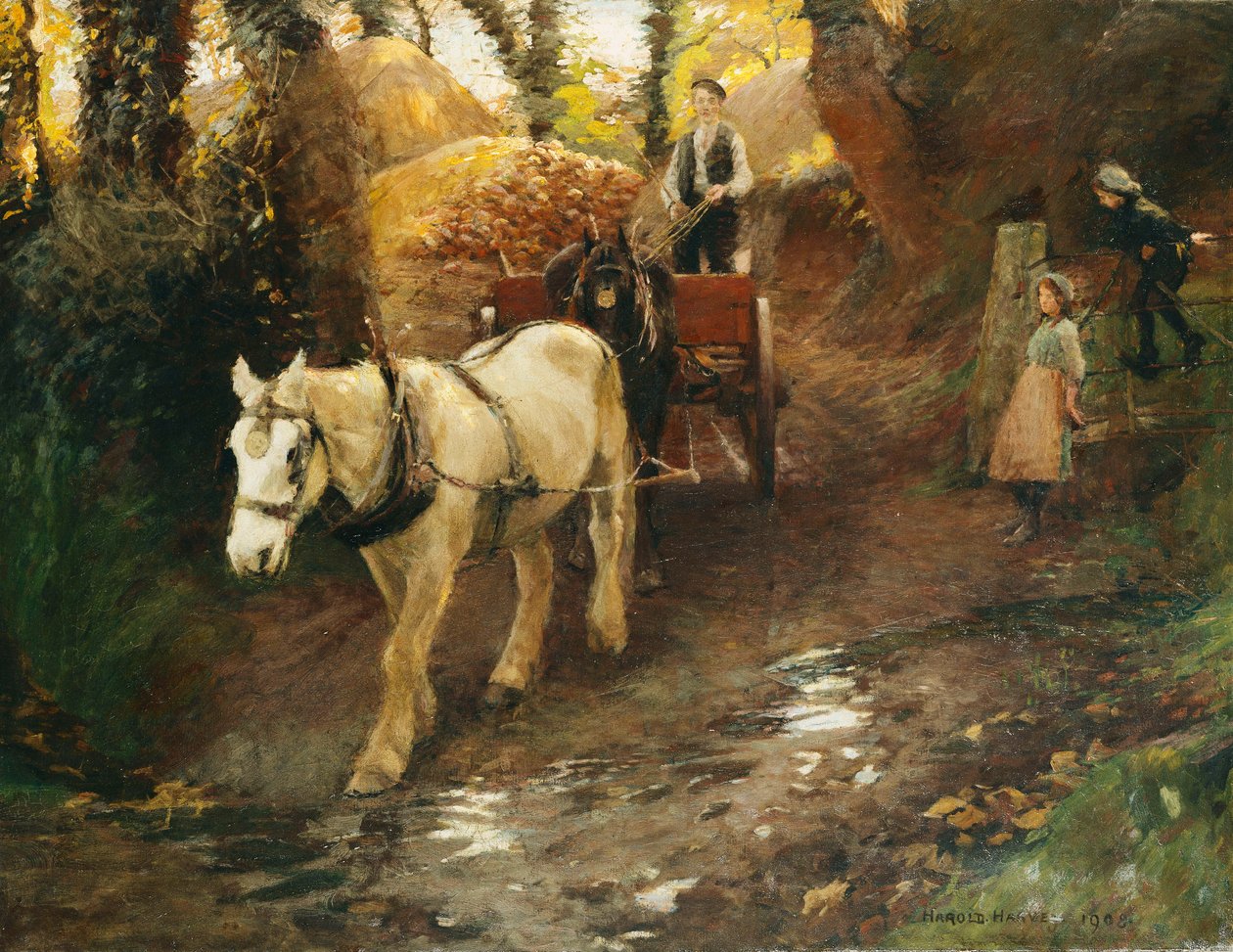 Maatilan portti tekijältä Harold Harvey