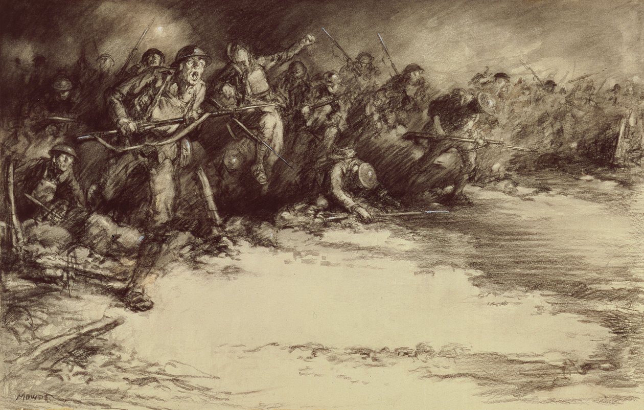 Counter Attack, n. 1918 (kynä paperilla) tekijältä Harold James Mowat