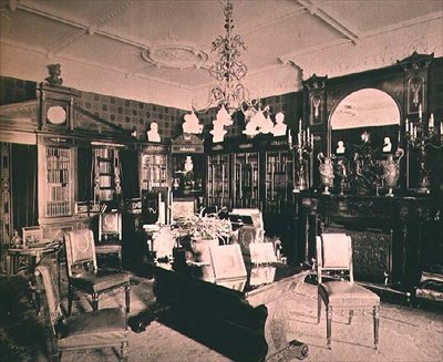 Kirjasto, Wickham Hall, Kent tekijältä Harold Palmer