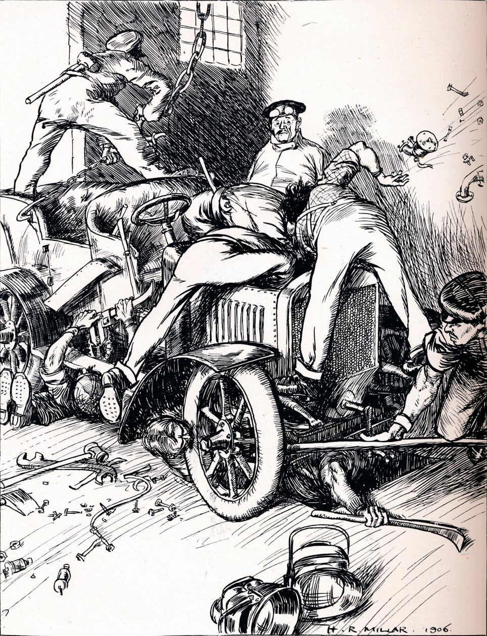 Vihjeitä autoilijoille, 1906 tekijältä Harold Robert Millar