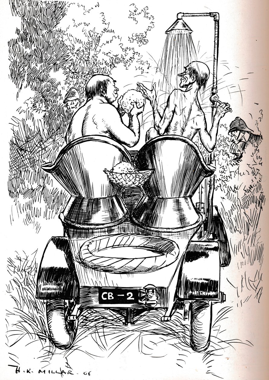 Vihjeitä kuumalle säälle autoilijoille, 1906 tekijältä Harold Robert Millar