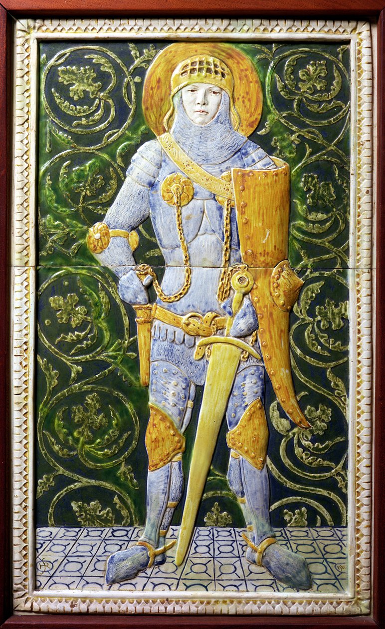 Gideon, Della Robbia Keramiikka, n. 1900 (keraaminen) tekijältä Harold Steward Rathbone