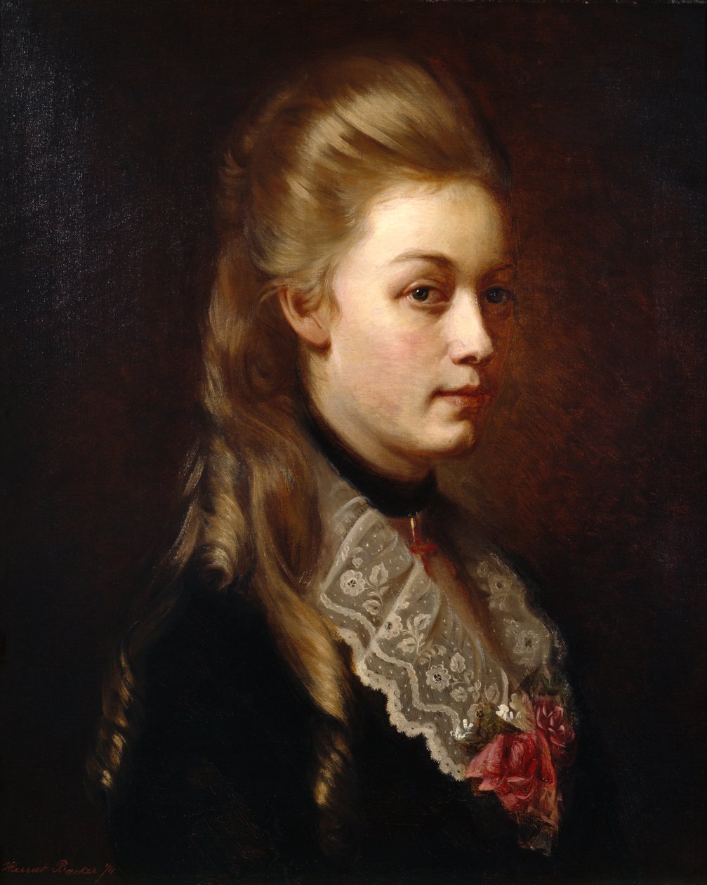 Agathe Backer Groendahl (1847-1907) (maalaus) tekijältä Harriet Backer