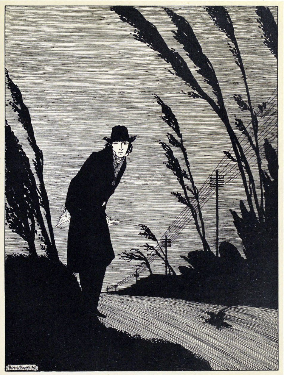 Kaiken keskellä oli Cold White Face, The Years at the Spring -pubista. 1920 tekijältä Harry Clarke